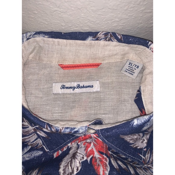 Tommy Bahama Hawaiian Button-Up Camp Shirt - Picture 4 of 5